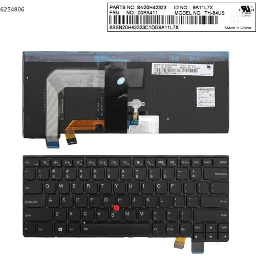 US QWERTY New Replacement Keyboard for ThinkPad T460S T470S T460P T470P Laptop BLACK FRAME With Backlit SN20H42323