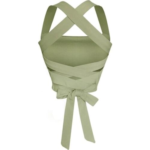 New High-Elastic Quick-Drying Bandage Fitness Clothes Women Sports Training Vest Back Cross Gym Dance Yoga Vest With Chest Pad