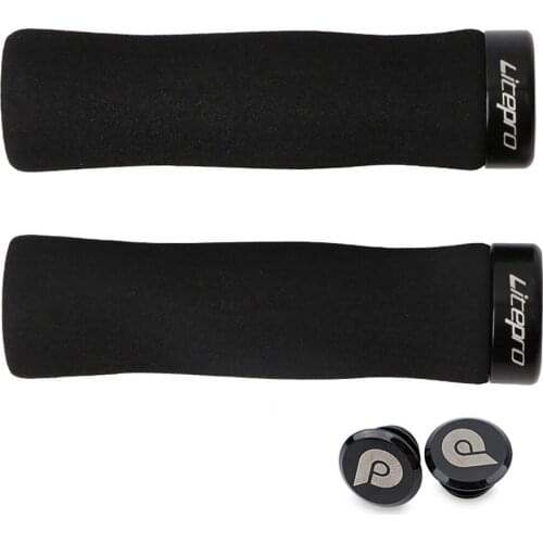 1Pair Anti-Slip Rubber and Sponge Bicycle Grip Locking Bicycle Handlebar Grips Bike Grips for Bicycle Mountain BMX