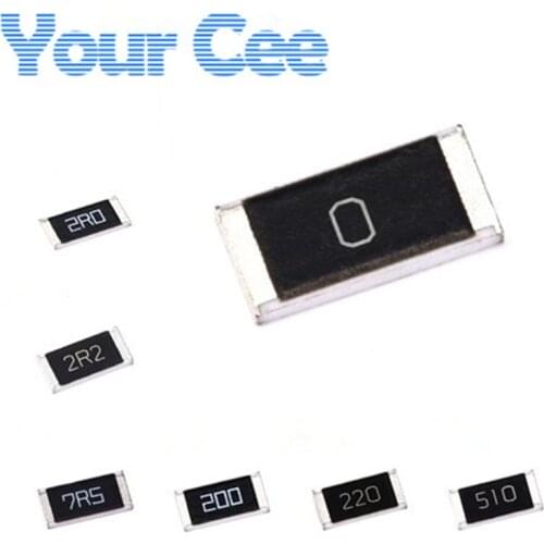 100PCS SMD Chip Resistor 2512 1W 5% 820R 680R 620R 470R 200R 100R 47R 6R8 4R7 3R9 3R3 3R 2R2 2R 1R8 1R5 1R2 1R1 1R2 1R 0R