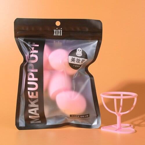 3-5pcs/pack Cosmetic Puff Shelf Beauty Eggs Gourd Water Droplets Oblique Cut 3 Shapes Super Soft Dry Wet Makeup Use Non-latex