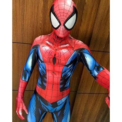 3D Print Ultimate Bagley Cosplay Costume Halloween Spandex Spidey Bodysuit disfraces de halloween for Adults/Kids