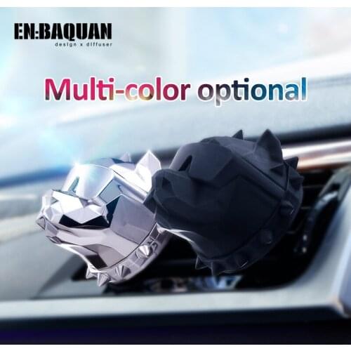 Creative Bulldog Car Freshener Car Perfume Car Decoration Auto Clip Bulldog Fragrance Scent Fragrance Car internal accessories