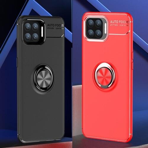 A93 Case Magnetic Car Mount Protective Cover For OPPO A93 / F17 Pro Shockproof Soft Silicone Phone Cover