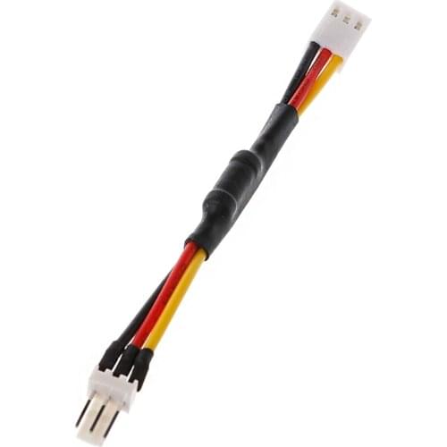 27Ω PC Case Fan RPM Speed Reduction Silent Connector Resistor Cable Quiet Mode T8DF