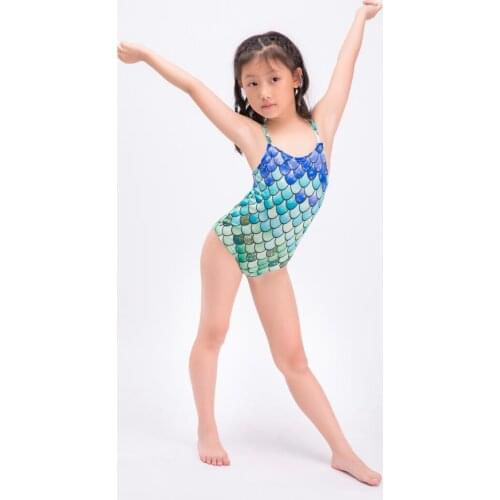Kids baby girl one-piece swimsuit full body print novel swimsuit swimsuit