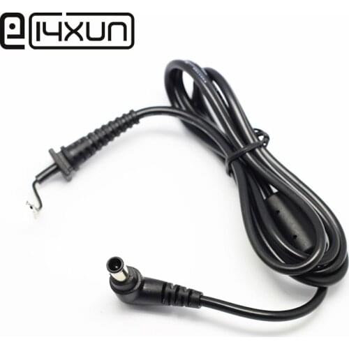 EClyxun 1pcs 22AWG DC 6.0 x 4.4 6.0*4.4mm Power Supply Plug Connector With about 1.2meter Cord / Cable For Sony Laptop Adapter