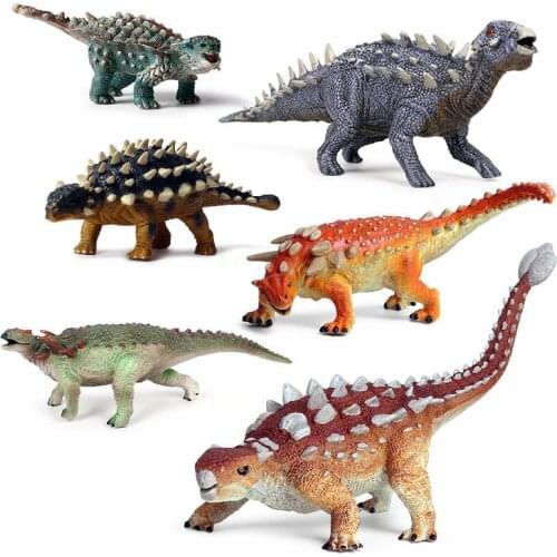 Simulation Animal Dinosaur Saichania Action Figure Nail Dragon Model Educational Collection Kids Gifts