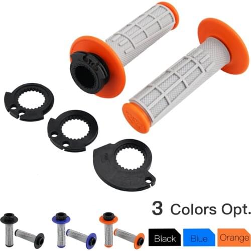 Motorcycle Handlebar Lock-on Grips Set Left & Right For KTM EXC EXC-F SX SX-F XC XC-F XC-W TPI SIX DAYS 125-500 2008-2021 2020