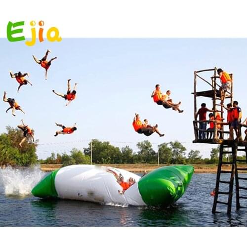 Inflatable Water Blob 7x3M 8x3M 5x2M Big Size Inflatable Water Jumping Bag PVC Bouncing Bag Bouncing Blob With Air Pump For Sale