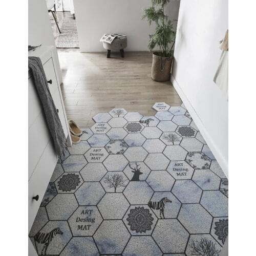 Non-Slip Household Door Mat Entrance Carpet Mat Custom Irregular Shape Carpet Nordic Minimalist Kitchen Bathroom Living Room
