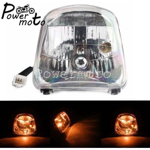 H4 Motocross Enduro Off Road Headlight Front Lighting For Yamaha Honda Suzuki Kawasaki Dual Sport Street Bike Headlamp Custom