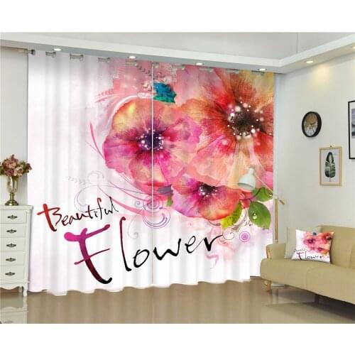 Luxury Blackout 3D window Curtains For Living Room girl room Bedroom Customized size Drapes Cortinas Rideaux Cushions cover