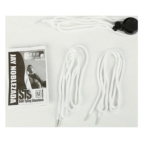 Retail 10 Set Self Tying Shoelaces Self-tie Shoe Lace Close Up Street Magic Trick YH184