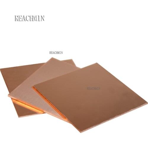 T2/1/1.5/2/3/5/10Mm T2 Red Copper Plate/sheet/with Pure Red Copper Conductive Copper Plate Laser Processing Custom Diy