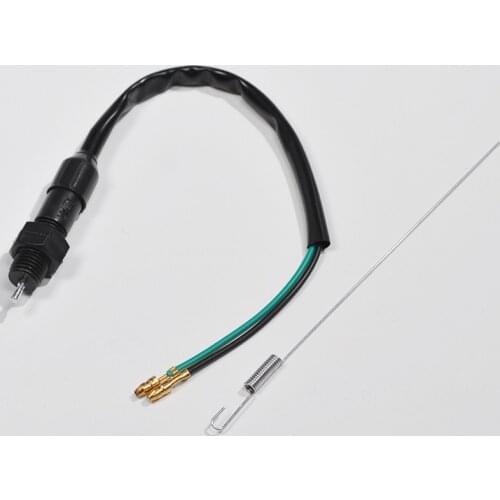 Motorcycle Drum Brake Light Rear Brake Switch + Spring Kit Universal For Pit Bike Quad Scooter