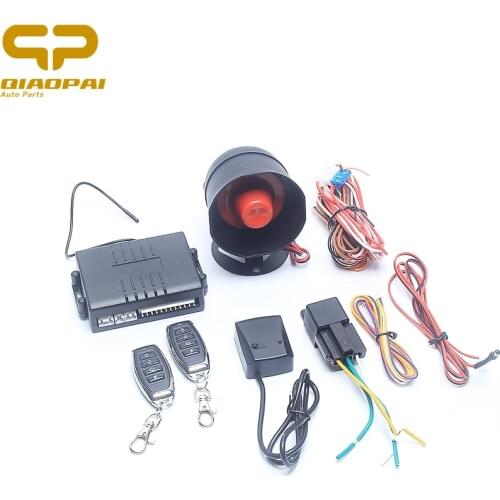 12V Universal Auto Remote Control Door Lock Keyless System Burglar Alarm System Remote Door Vibration Rear Trunk Start Stop Horn