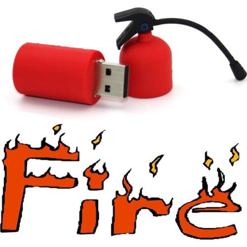 Usb Flash Drive 3.0 Creativo Fire Extinguisher Pen Drive 1TB Cartoon Usb Stick Cute Mini Pendrive 2TB 32GB 64GB Flash Card Gift