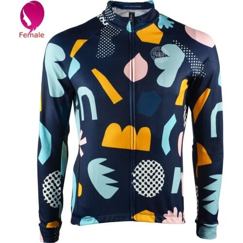 2021 Super Fit Cycling Jersey Women RC Long Sleeve Bike Riding wear Team Victory Chim New Art Style Female MTB New Cycle Shirt