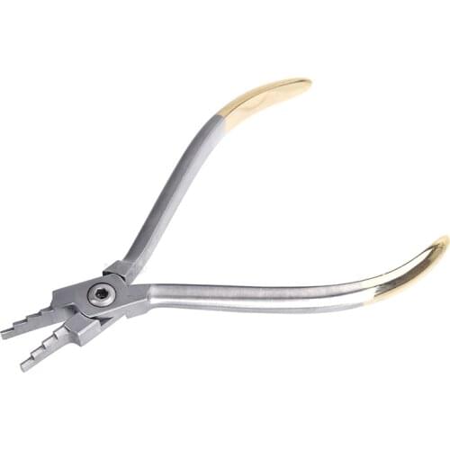 Dental Vertical Bending Pliers Stainless steel Arch wire Bending Forming Forceps Trapezoid Plier Dentist Orthodontic Tools