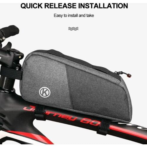 1PC Bike Triangle Frame Front Tube Frame Bag Nylon Reflective Effect Phone Waterproof Bicycle Cycling Bag Bycicle Accessories