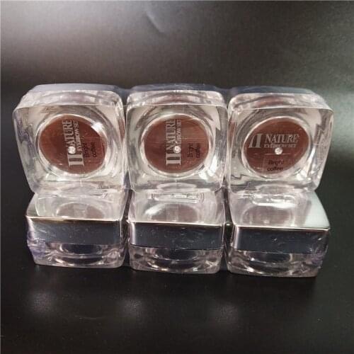 4pcs PCD ink paste tattoo ink set permanent makeup micro pigment 5g cosmetic manual for 3d eyebrow eyeliner BRIGHT COFFEE colors