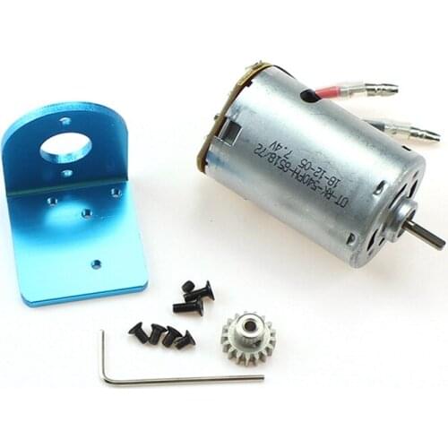 540 Brushed Motor with Mount Base for Wltoys 12428 12423 12427 1/12 RC Car Upgrade Parts Accessories