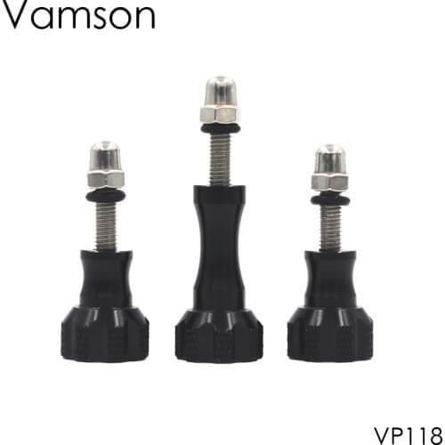 Vamson Accessories for GoPro 8 7 6 5 Thumb Knob Stainless Aluminum Bolt Nut Screw for Yi 4K for Eken for SJCAM Action Camera