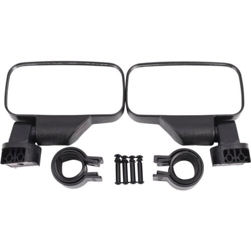 Automotive Utv Rear View Mirrors Shockproof Side Mirror Accessories 1.75 Inch And 2 Inch Rolling Cage for Polaris Rzr 800 900 10