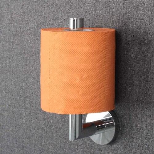 Paper Holders Euro style Bathroom Accessories Products Solid Brass Chrome Toilet Paper Holder Roll Holder Without Cover FM-3690