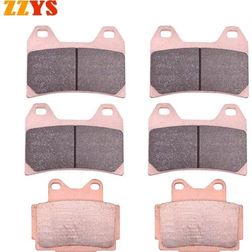 400CC Motorcycle Front and Rear Brake Pads and Discs Kit For Yamaha FZ400 FZ 400 4YR1 1996 Low Dust Long Life
