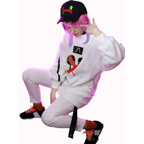 Japanese Anime Division Rap Battle Hypnosis Mic DRB The Dirty Dawg Ramuda Cosplay Costume White Man Hoodies Custom Made Sweater