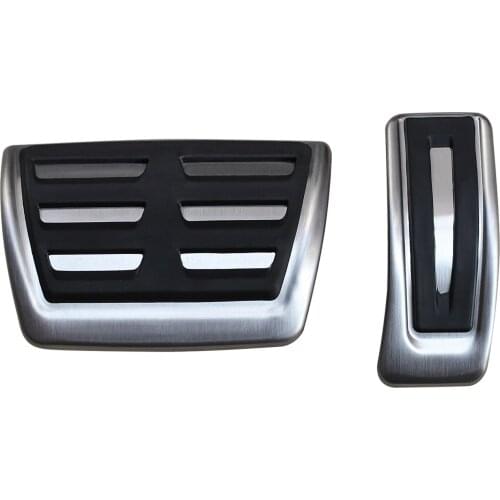 LHD Steel Gas Brake Pedal Cover For Audi A4 A5 A6 A7 A8 B8 C7 Q5 Porsche Macan