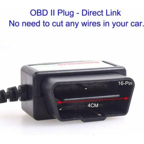 Micro USB Charger Power Adapter Cable 16 Pin OBD2 Ports Connector Direct Link Brand New And High Quality