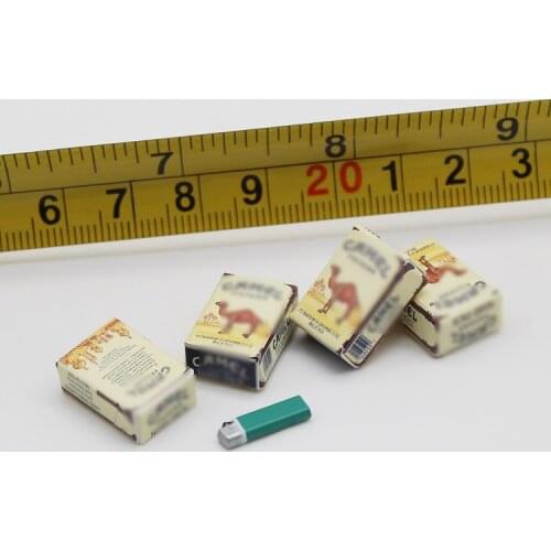 1/6 Scale Smoke Cigarettes Models with Lighter for 12''Figures Bodies DIY Accessories