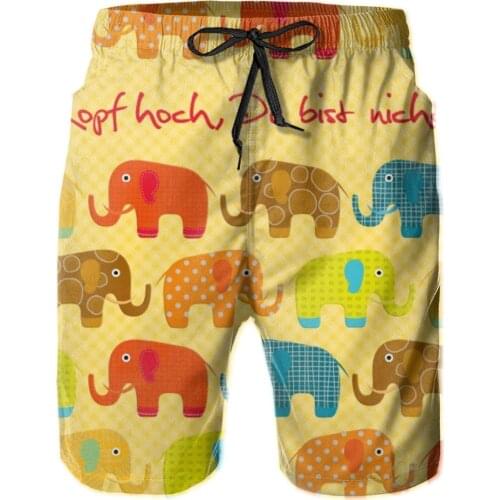 2021 Mens Stretch Swim Trunks Elephant Quick Dry Beach Shorts Mesh Lining surf pants slacks mountain sports pants
