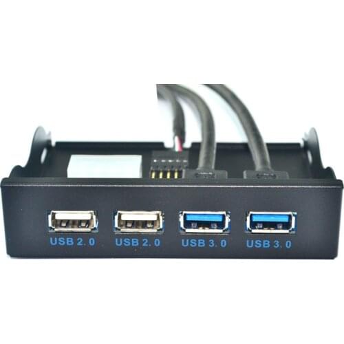 USB3.0 front panel 9pin/19-pin to usb3.0+USB2.0 floppy drive front panel adapter card