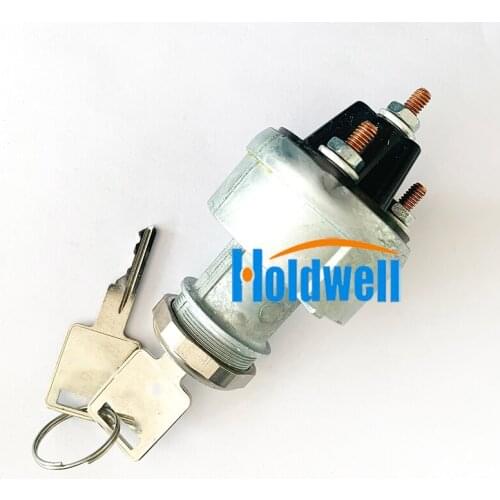 Ignition Switch with 2 Keys 641833 for Case Haytools WDX1101 WDX1202S WDX1701 WDX901