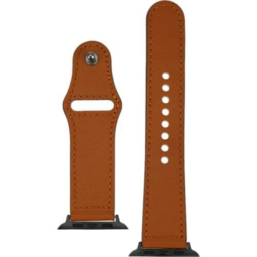 Genuine Leather Watch Strap 42/44mm For Man Sport Leather Watchband 38/40mm Waterproof Replacement Bracelet Watches Accessories