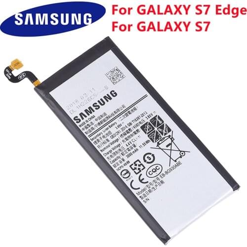 Samsung Battery EB-BG930ABE For Samsung GALAXY S7 G9300 G930F G930A G9308 SM-G9300 EB-BG935ABE S7 Edge G9350 G935FD SM-G935F