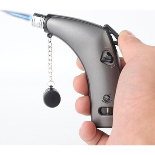 Torch Turbo Lighter Jet Butane Cigar Lighters Gas Cigarette 1300 C Spray Gun Fire Outdoor Windproof Lighter No Gas