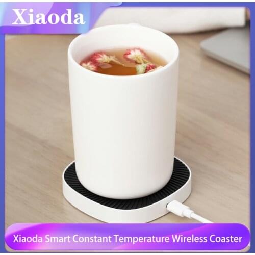 Xiaoda Smart Constant Temperature Wireless Charging Coaster Is Suitable For Mobile Phone Charging Coffee Beverage Cup USB Heatin
