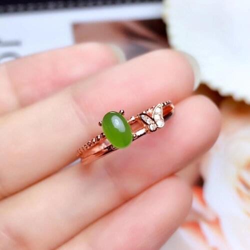 New style Hetian Jade jewelry set including ring earrings necklace with silver promotion