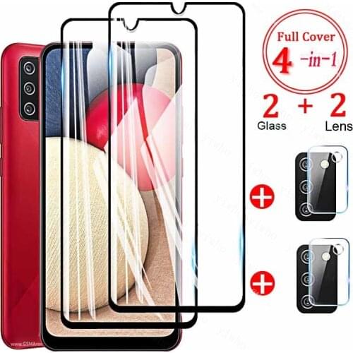 Samung A 02s Glass Camera Protector for Samsung Galaxy A02s A 02s 02 S A02 S Sm-a025f/ds 6.5'' Phone Protective Glass Film Cover