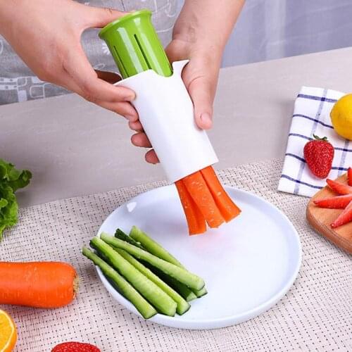 1PC Vegetable Fruit Spiral Slicer Carrot Cucumber Strawberry Grater Spiral Blade Cutter Salad Kitchen Tools Gadget QA 066