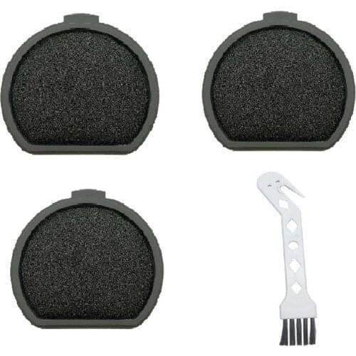 3X Replacement Filter Pre-Motor Filter Fits For AEG FX9 QX9 Vacuum Cleaner Spare Parts Accessories Filter+Cleaning Brush