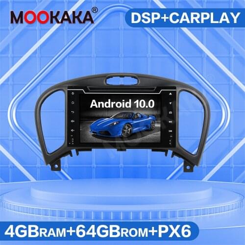 4G SIM LTE Android 10.0 4+64 GB Car GPS Navigation Audio For NISSAN JUKE 2004-2016 Multimedia Player Head Unit Auto Radio Stereo