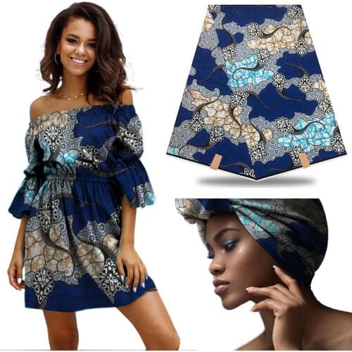 Ankara wax fabric african real wax prints veritable wax fabric Nigerian style for patchwork sewing 100% cotton soft material RR9