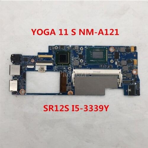 Free shipping For YOGA11S Laptop motherboard VIUU4 NM-A121 With SR12S I5-3339Y CPU 100% full Tested