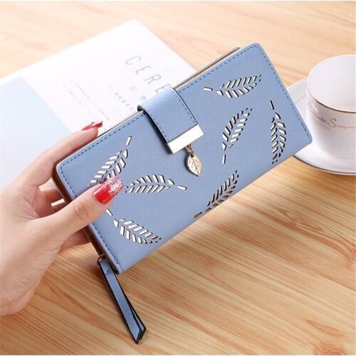 BISI GORO 2020 PU Leather Wallet Women Zipper Coin Purse Wallet Card Holder Female Long Clutch Lady Wallet Rfid Luxury Money Bag